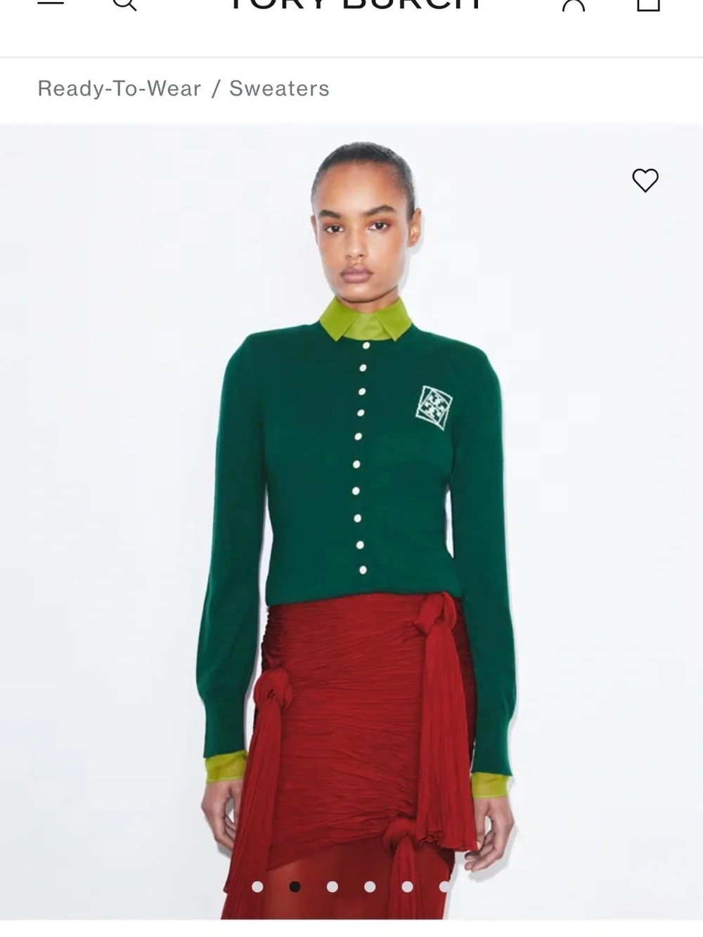 Tory Burch refined wool
